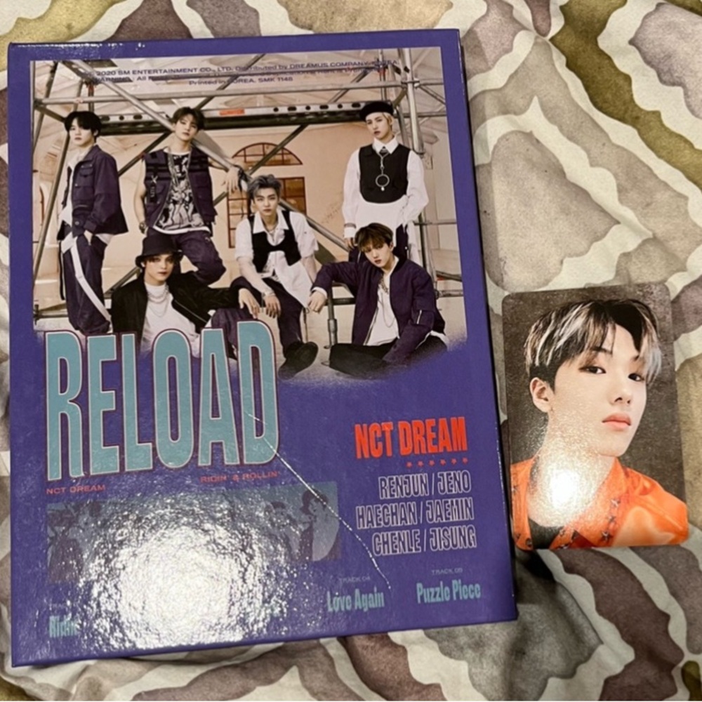 Nct dream reload Kpop album rollin’ ver